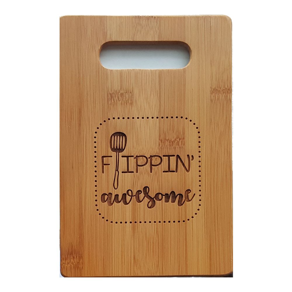 Flipping Awesome Personalized Cutting Board 9x6