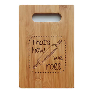 Personalized Bamboo Cutting Board Small