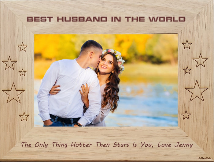Best Husband In The World Personalized Picture Frame