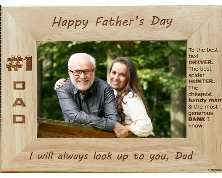 Father's Day Best Dad Personalized Gift Picture Frame