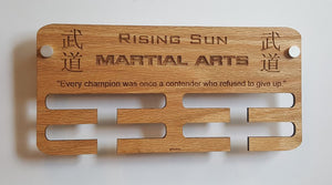 Oak - Sample Martial Arts School Medal Holder