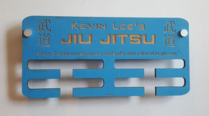 Blue - Sample Martial Arts School Medal Holder