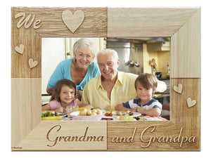 We Love Grandma & Grandpa Picture Frame