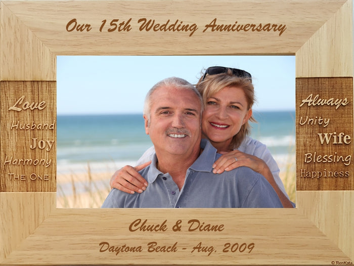 Wedding Anniversary Personalized Picture Frame