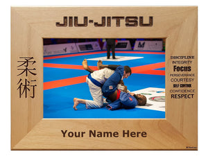 Jiu-Jitsu Tenets Personalized Picture Frame