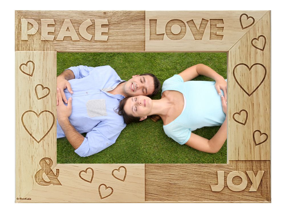 Peace Love & Joy Picture Frame