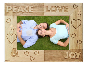 Peace Love & Joy Picture Frame