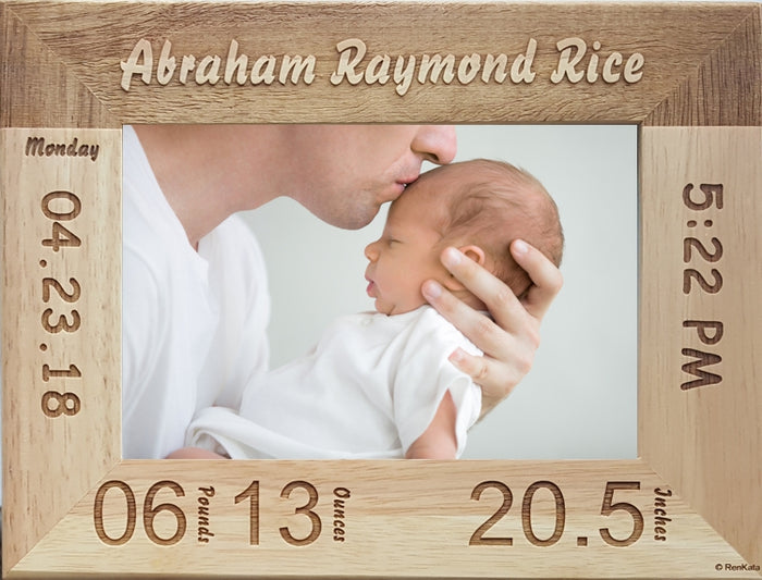 New Baby Personalized Picture Frame