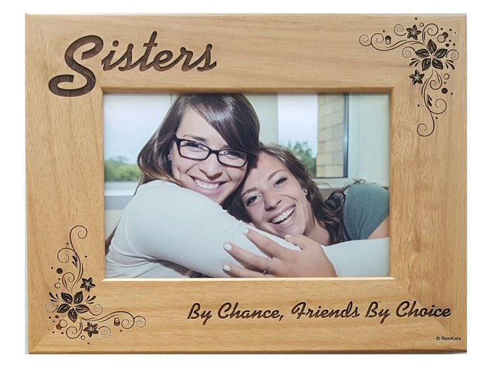 Sisters By Chance Friends By Choice Picture Frame