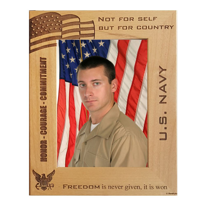 US Navy Personalized Picture Frame
